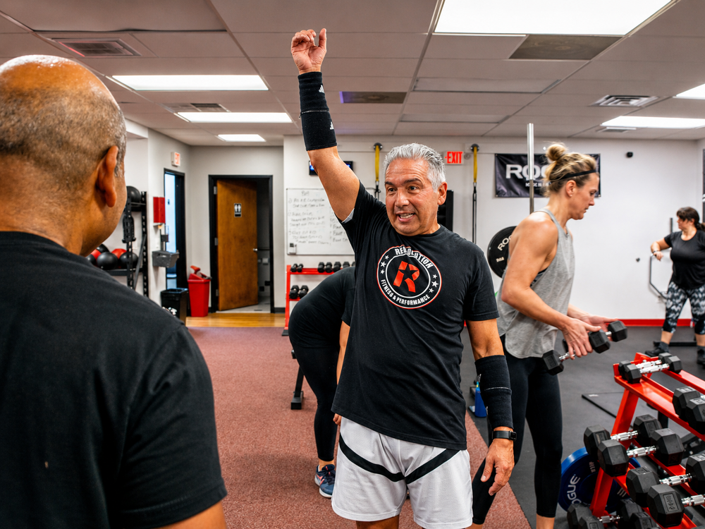 Members training together at Revolution Fitness